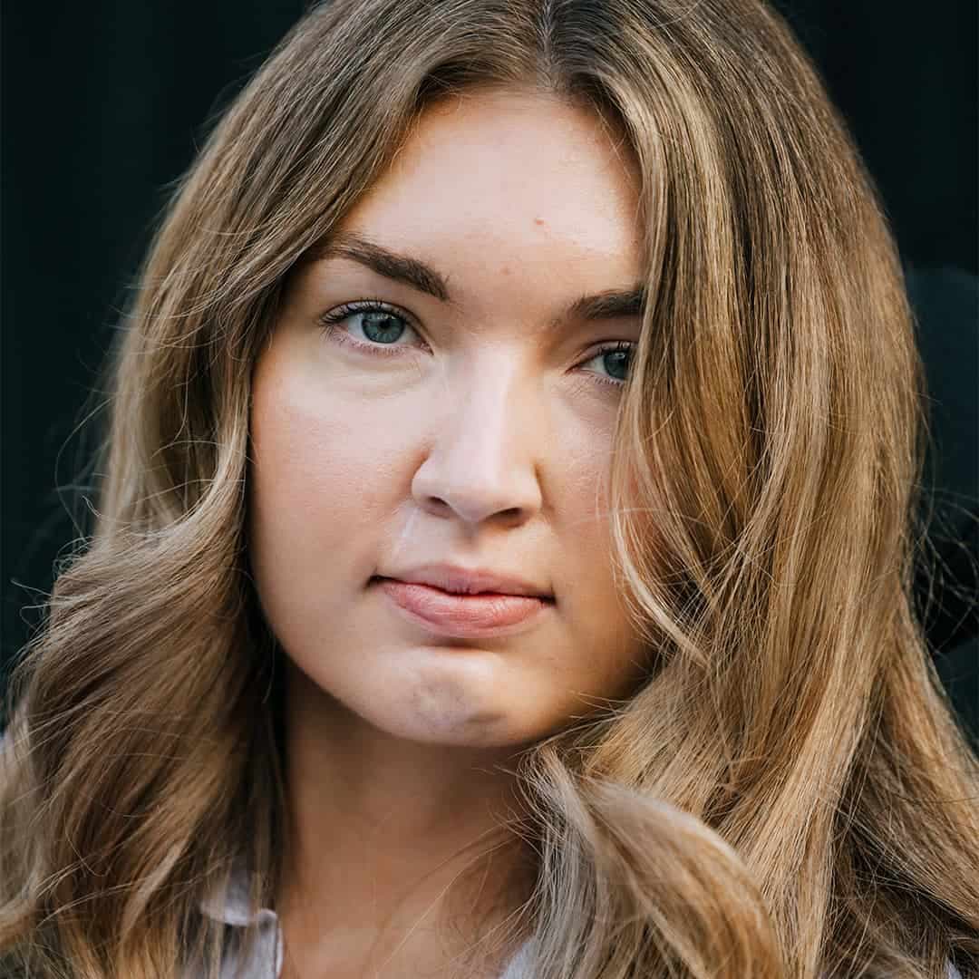 Porträtt av Victoria Sandsjoe.